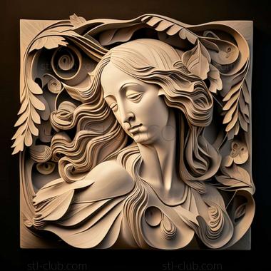 3D model sandro botticelli (STL)